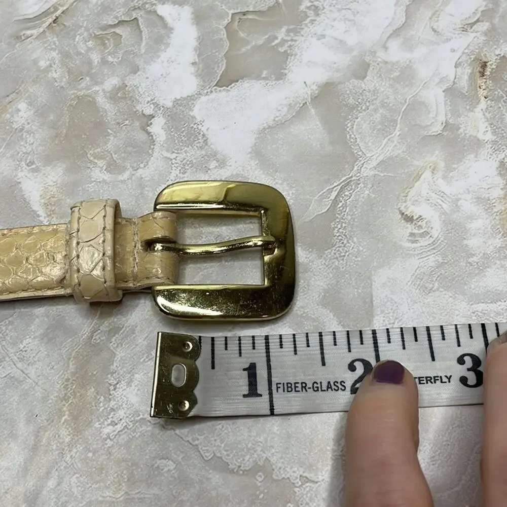 Vintage snakeskin belt
